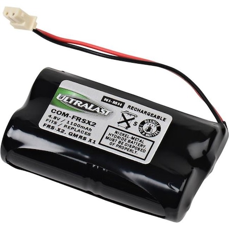Dantona Dantona COM-FRSX2 4.8V & 1100 mAh Replacement Nickel Metal Hydride Battery for Chatter Box FRS X2 Family Radio Systems COM-FRSX2